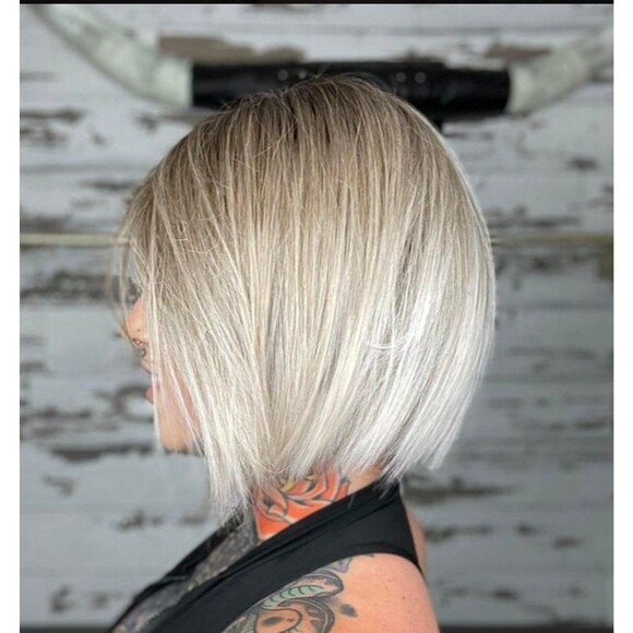 Rebel gypsy “Ocean of noise” luxury monofilament Human hair blend wig main image 5